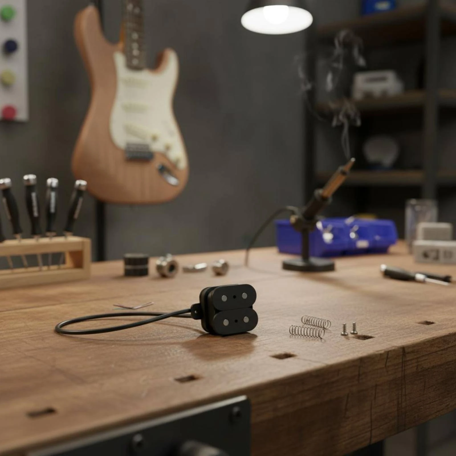 Black Twin Coil Pickup Metal Construction 2 String Guitar Pickup Music Accessory Exposed Design Bridge Position for Repair
Black Twin Coil Pickup Metal Construction 2 String Guitar Pickup Music Accessory Exposed Design Bridge Position for Repair