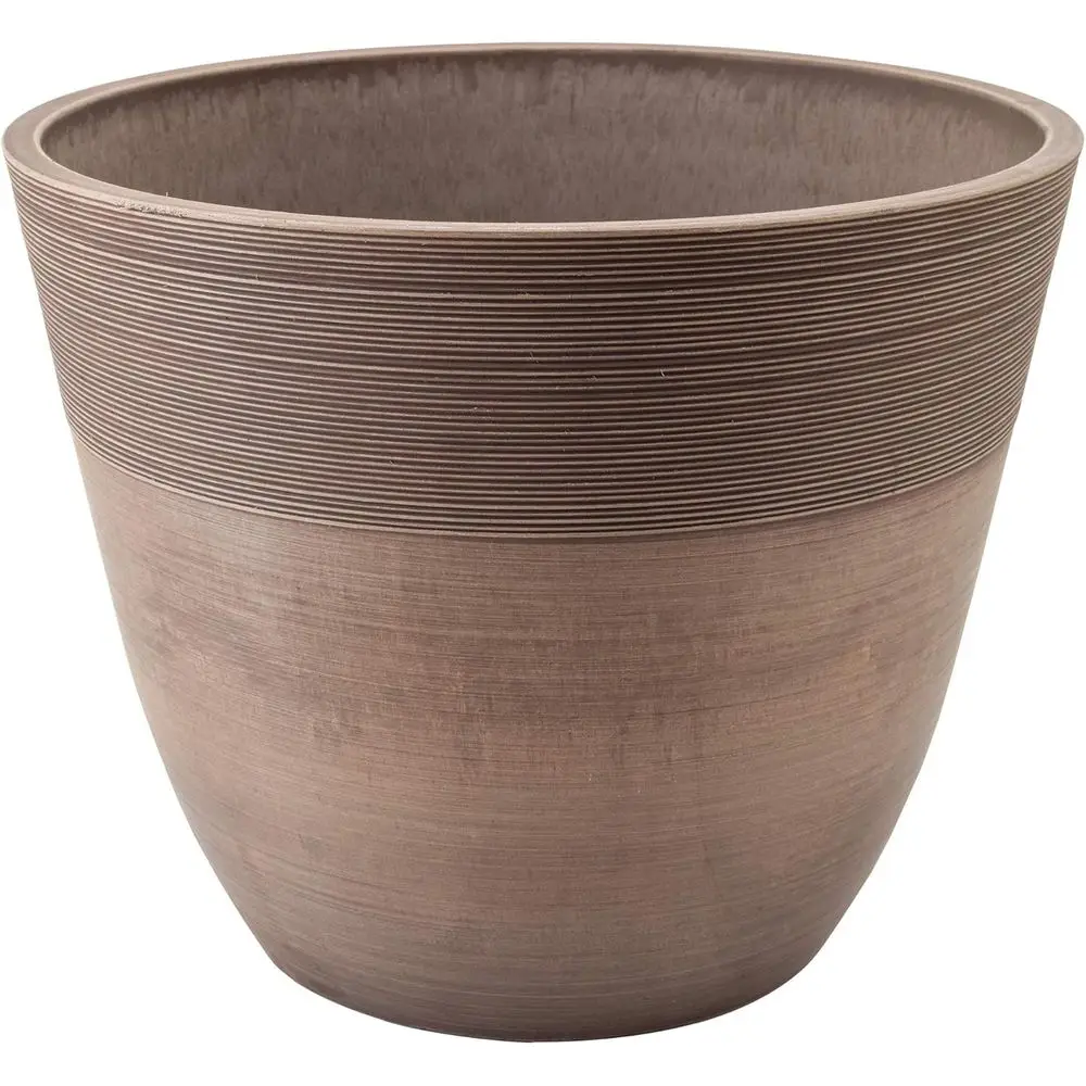 PSW Pot Collection M40TP 16-inch Plastic/Stone/Wood Composite Large Ribbed Planter – No Drainage Hole (Drillable), Indoor/Outer
PSW Pot Collection M40TP 16-inch Plastic/Stone/Wood Composite Large Ribbed Planter – No Drainage Hole (Drillable), Indoor/Outer
