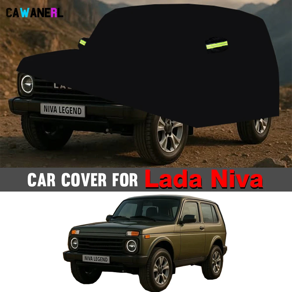 Black Car Cover Waterproof Auto Sun Anti UV Rain Snow Wind Dust Protect Cover For Lada Niva Taiga Job Hussar 1977-2026
Black Car Cover Waterproof Auto Sun Anti UV Rain Snow Wind Dust Protect Cover For Lada Niva Taiga Job Hussar 1977-2026