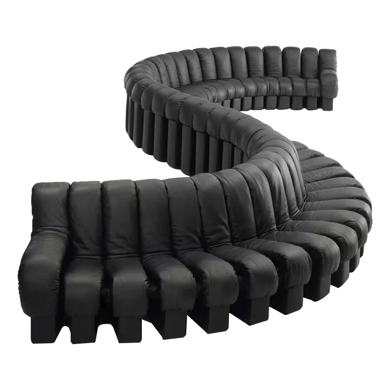 Swiss imported snake sofa villa large apartment S-shaped module designer DS-600 leather sofa
Swiss imported snake sofa villa large apartment S-shaped module designer DS-600 leather sofa