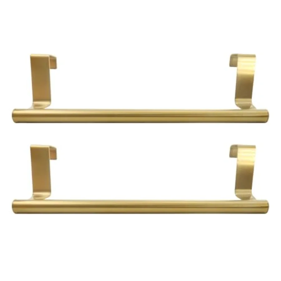 2 PCS Gold 9.25" Kitchen Towel Holder, Over Cabinet Towel Bar
2 PCS Gold 9.25" Kitchen Towel Holder, Over Cabinet Towel Bar