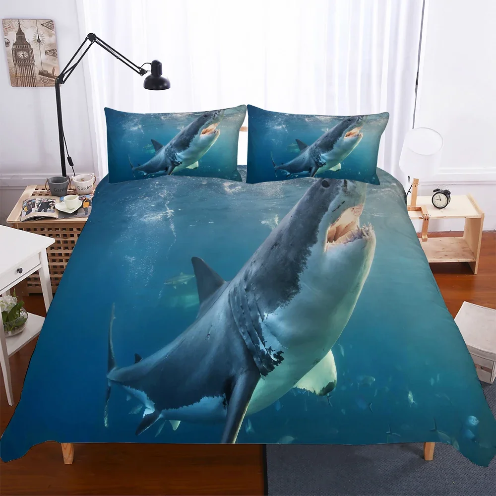 Quilt Cover Set Dropshipping Black Retro Bedding Sets Thick 2/3piece/set Shark Bedclothes Luxury King Size Comforter Set Hot
Quilt Cover Set Dropshipping Black Retro Bedding Sets Thick 2/3piece/set Shark Bedclothes Luxury King Size Comforter Set Hot