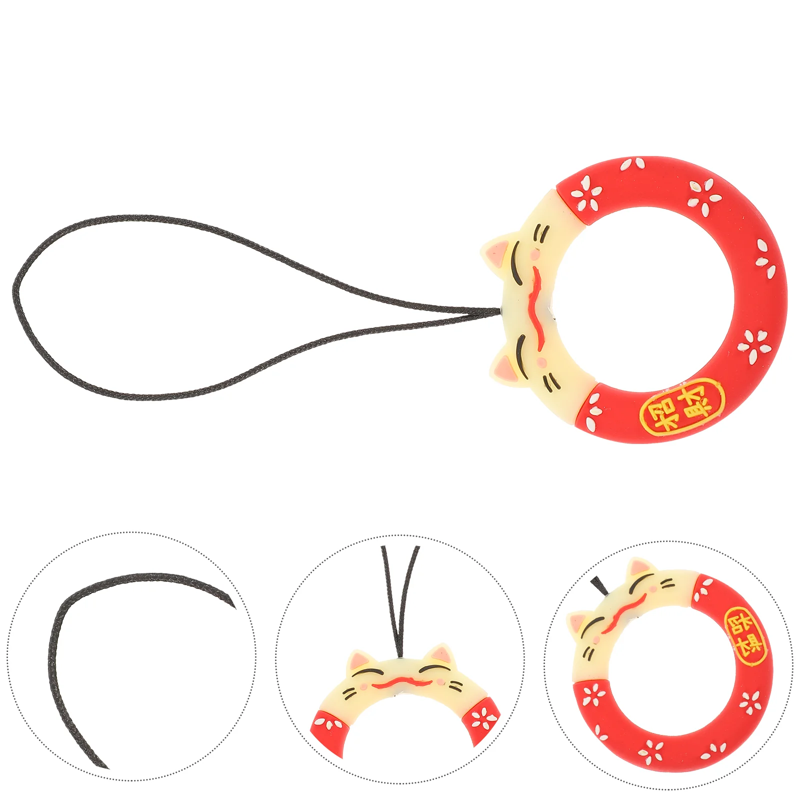 Cartoon Ring Phone Charm Anti-lost Strap Lanyard Anti-fall Lightweight Item Accessory Silica Gel Rope
Cartoon Ring Phone Charm Anti-lost Strap Lanyard Anti-fall Lightweight Item Accessory Silica Gel Rope
