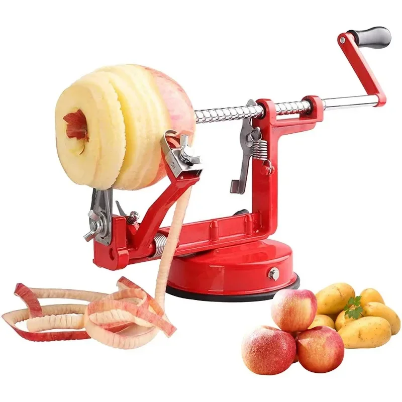 Apple Corer Spiral Hand-cranked Adjustable Pear Slicer Fruit Peeling Machine Spiralizer Pie Making Stainless Steel
Apple Corer Spiral Hand-cranked Adjustable Pear Slicer Fruit Peeling Machine Spiralizer Pie Making Stainless Steel