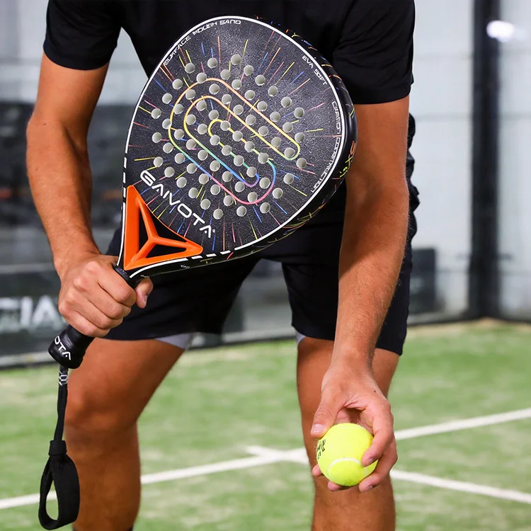 Carbon fiber material 3K padel racket, stable all-round hitting performance intermediate training series, customizable spin text
Carbon fiber material 3K padel racket, stable all-round hitting performance intermediate training series, customizable spin text