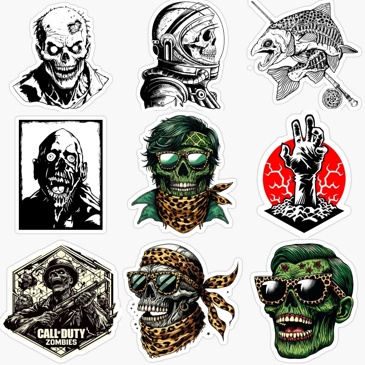 Terrifying ZOMBIE Skull Creative Personalized Car Sticker for Decorate Car Van Window Fridge Helmet Decal Accessories
Terrifying ZOMBIE Skull Creative Personalized Car Sticker for Decorate Car Van Window Fridge Helmet Decal Accessories