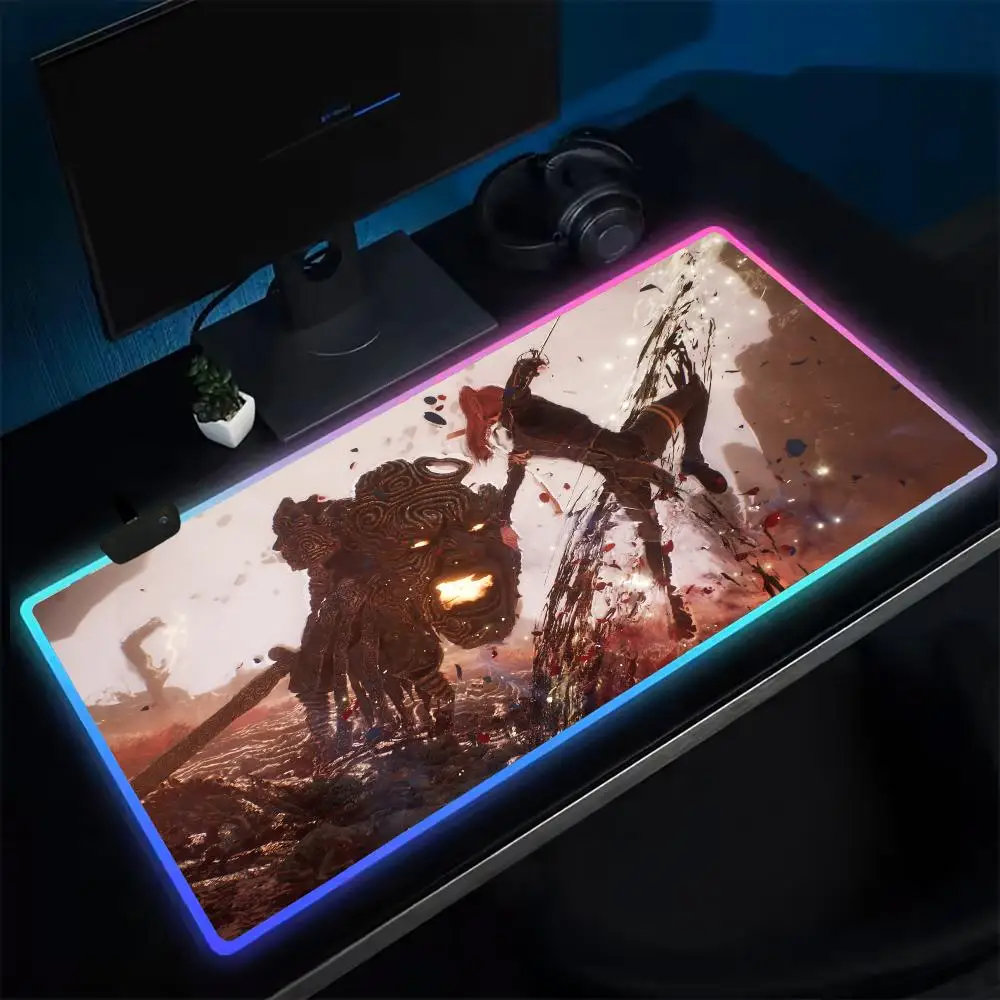 Коврик для мыши Super Clair Obscur Expedition 33, игровой коврик для мыши в стиле аниме, светодиодные настольные коврики с подсветкой, резиновые настольные коврики XXL RGB
Коврик для мыши Super Clair Obscur Expedition 33, игровой коврик для мыши в стиле аниме, светодиодные настольные коврики с подсветкой, резиновые настольные коврики XXL RGB
