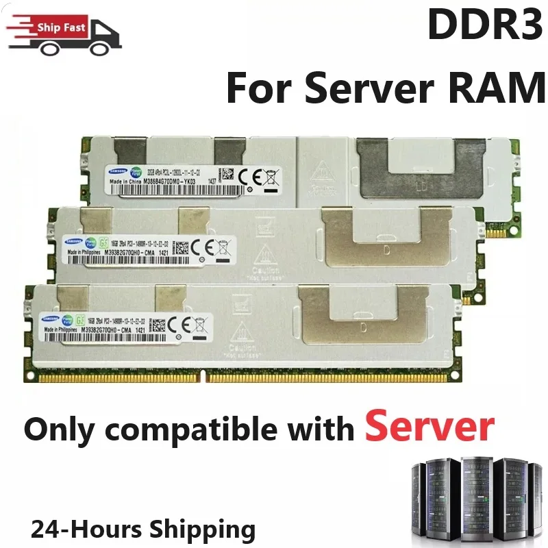 Server Ram DDR3 Memoria 4GB 8GB 16GB 32GB High Performance Memory REGECC 1333 1600 1866 PC3 RAM support x79 LGA 2011 motherboard
Server Ram DDR3 Memoria 4GB 8GB 16GB 32GB High Performance Memory REGECC 1333 1600 1866 PC3 RAM support x79 LGA 2011 motherboard