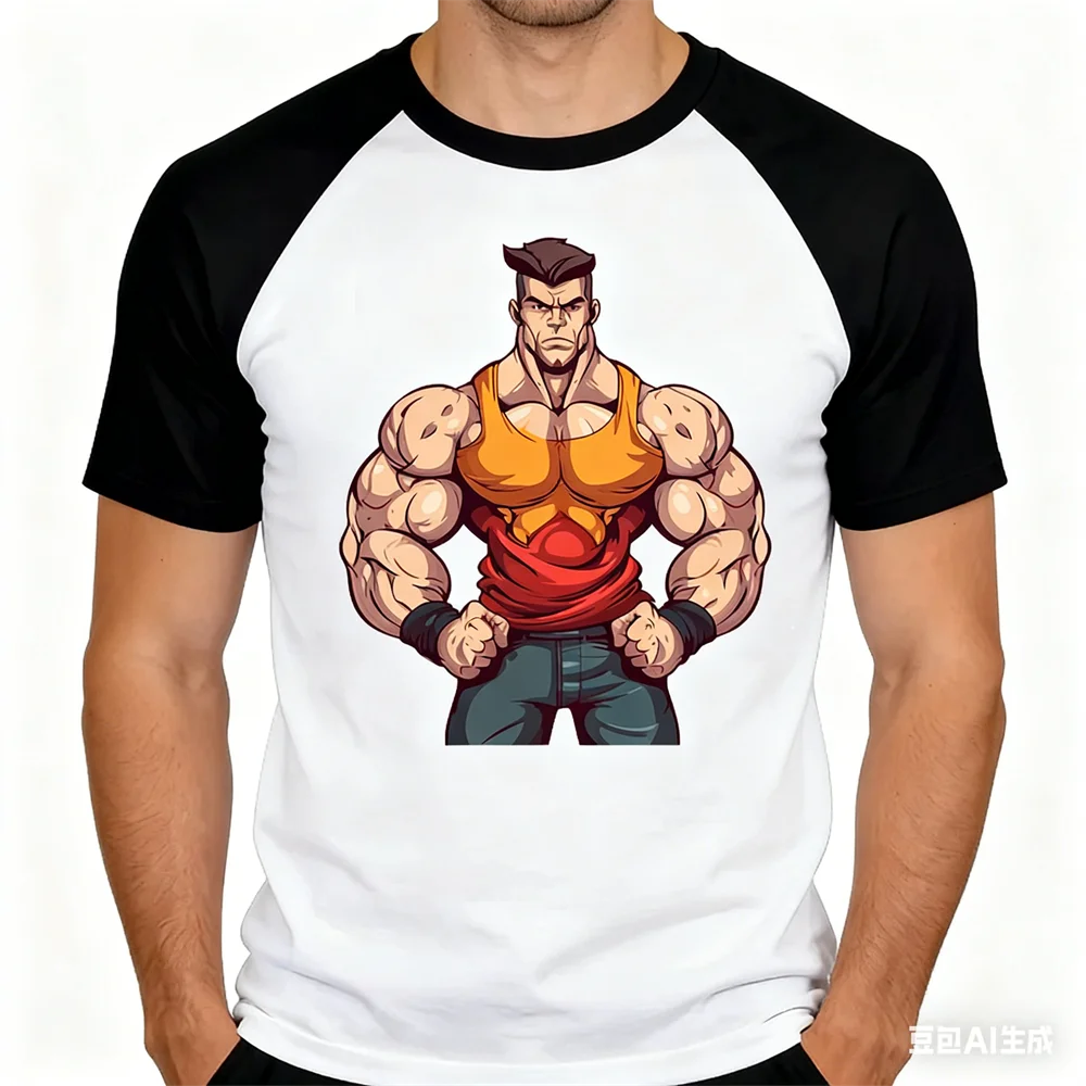 3D Fitness Muscles Printed Men's T-shirt Leisure Fashion Gym Training Crew Neck Short Sleeve Tops Daily Breathable Men Clothing
3D Fitness Muscles Printed Men's T-shirt Leisure Fashion Gym Training Crew Neck Short Sleeve Tops Daily Breathable Men Clothing