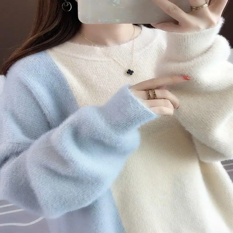 Женские топы, уютный свитер, вязаный трикотаж, женская одежда, зима 2025, женский свитер, пуловер, зимняя одежда, модный горячий стиль
Женские топы, уютный свитер, вязаный трикотаж, женская одежда, зима 2025, женский свитер, пуловер, зимняя одежда, модный горячий стиль