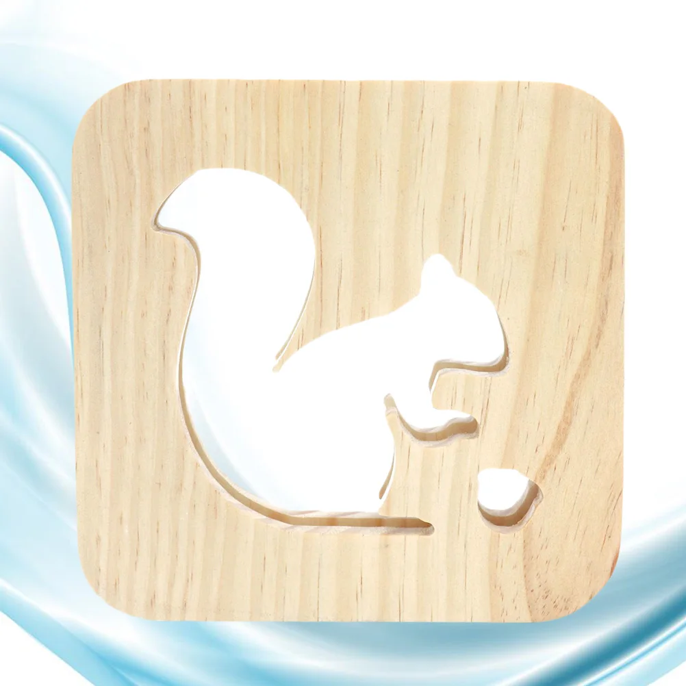 Wood Night Light USB Night Lamp Solid Wood Craft Decoration Simple Wood Night Light (Burlywood Squirrel)
Wood Night Light USB Night Lamp Solid Wood Craft Decoration Simple Wood Night Light (Burlywood Squirrel)