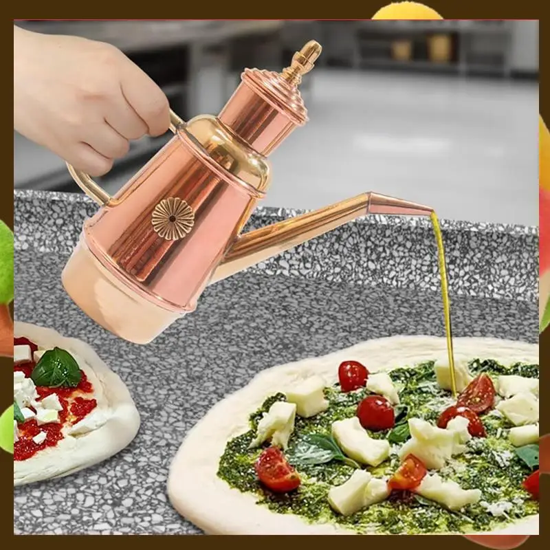 Бутылка-дозатор оливкового масла, медный горшок для масла ручной работы для кухни, ресторана, магазина пиццы-розничная торговля
Бутылка-дозатор оливкового масла, медный горшок для масла ручной работы для кухни, ресторана, магазина пиццы-розничная торговля