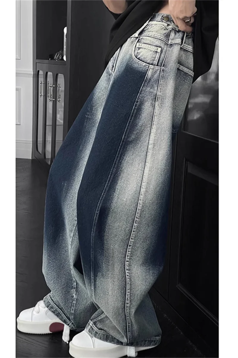 Blue Jeans Women Y2K Hip Hop Fashion Vintage High Waisted Cargo Jeans Streetwear Casual Loose Pockets Girl Wide Leg Denim Pants
Blue Jeans Women Y2K Hip Hop Fashion Vintage High Waisted Cargo Jeans Streetwear Casual Loose Pockets Girl Wide Leg Denim Pants