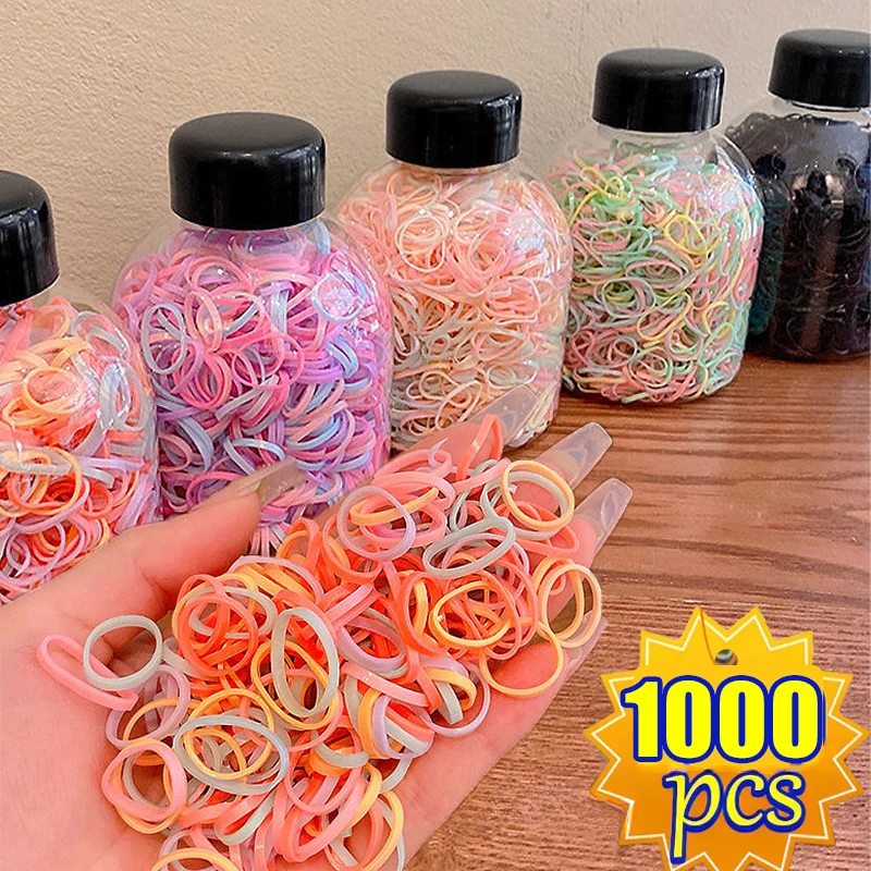 1000pcs Disposable Rubber Bands Colorful Elastic Hair Scrunchies for Girls Kids Hair Ties Ponytail Holder Styling Tools Headwear
1000pcs Disposable Rubber Bands Colorful Elastic Hair Scrunchies for Girls Kids Hair Ties Ponytail Holder Styling Tools Headwear