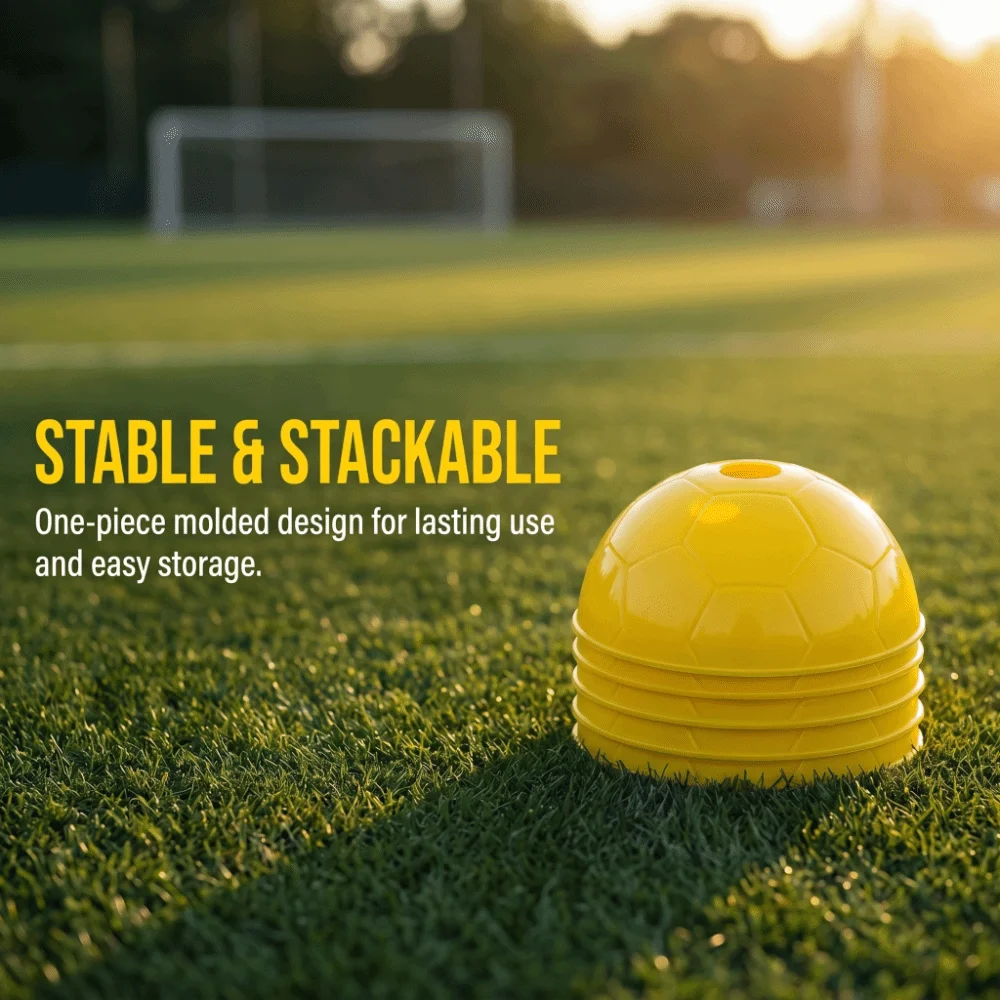 5PCS PE Training Disc Cones Top Hole Bright Color Football Training Cones Round Profile Dome Shape Sports Marker Discs Sports
5PCS PE Training Disc Cones Top Hole Bright Color Football Training Cones Round Profile Dome Shape Sports Marker Discs Sports