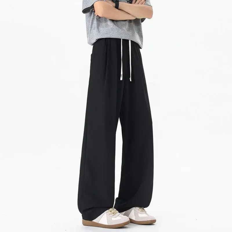 Men's Lightweight Wide Leg Pants Summer Loose Fit Casual Trousers Solid Color Elastic Waist Long Pants Streetwear Breathable
Men's Lightweight Wide Leg Pants Summer Loose Fit Casual Trousers Solid Color Elastic Waist Long Pants Streetwear Breathable