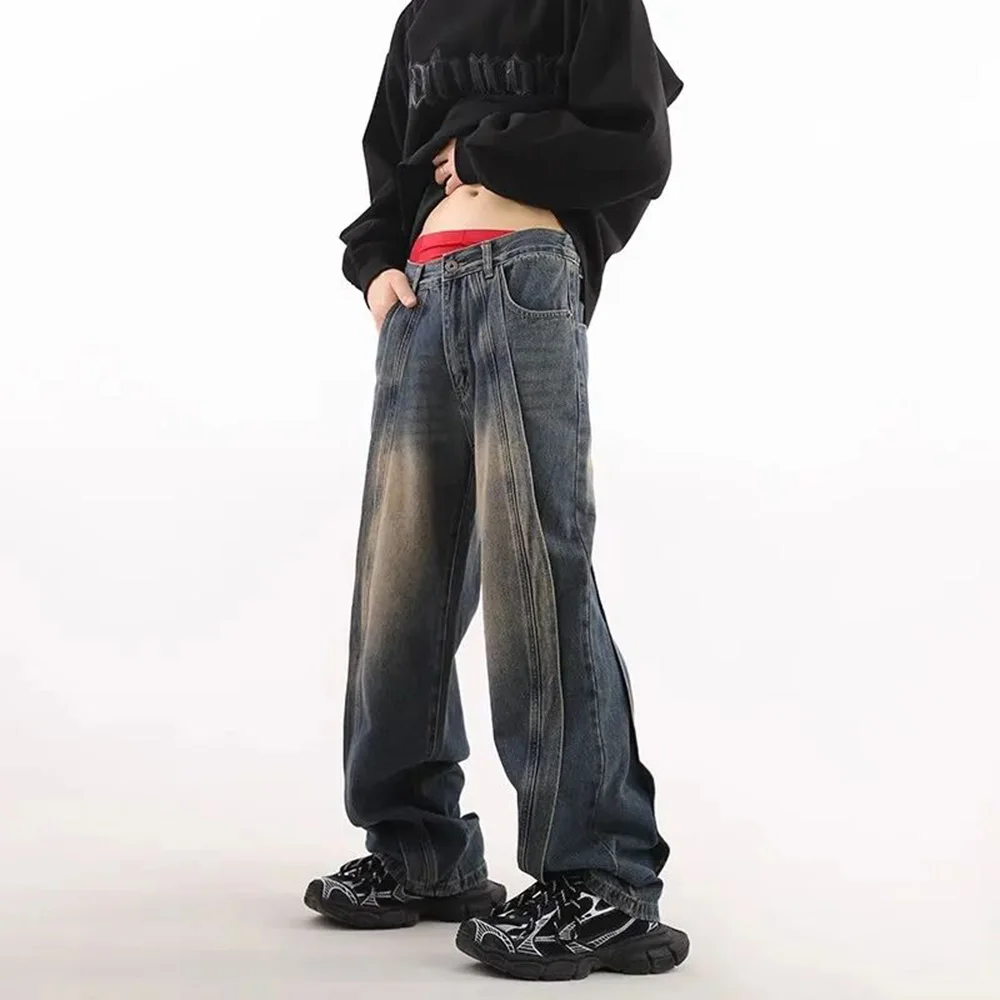 Mens Pants Washed Patchwork Pockets Jeans Autumn Casual Versatile Streetwear Retro Comfortable Jeans Men's Clothing Unisex 2024
Mens Pants Washed Patchwork Pockets Jeans Autumn Casual Versatile Streetwear Retro Comfortable Jeans Men's Clothing Unisex 2024