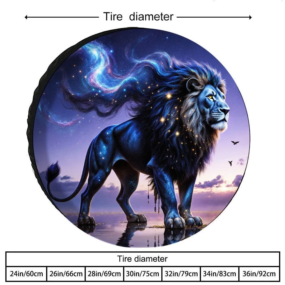 Dreamy Starry Lion Tire Cover Polyester Outdoor SUV Trailer Spare Wheel Protector
Dreamy Starry Lion Tire Cover Polyester Outdoor SUV Trailer Spare Wheel Protector