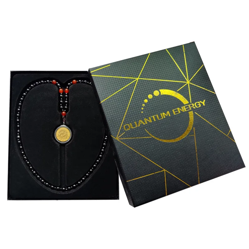 Customized. Taikou Magnetic 24k Metal Tengtu Energy Necklace Black Gallstone Mineral Energy Pendant Factory Wholes
Customized. Taikou Magnetic 24k Metal Tengtu Energy Necklace Black Gallstone Mineral Energy Pendant Factory Wholes