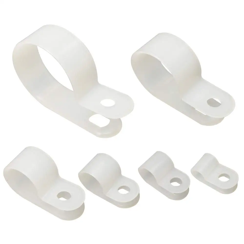 Cable Clamp 210 PCS R-Type Cable Clip Wire Clamp 1/4\ 5/16\ 3/8\ 1/2\ 5/8\ 3/4\ Nylon Cord Fastener Clips for Wire Management
Cable Clamp 210 PCS R-Type Cable Clip Wire Clamp 1/4\ 5/16\ 3/8\ 1/2\ 5/8\ 3/4\ Nylon Cord Fastener Clips for Wire Management