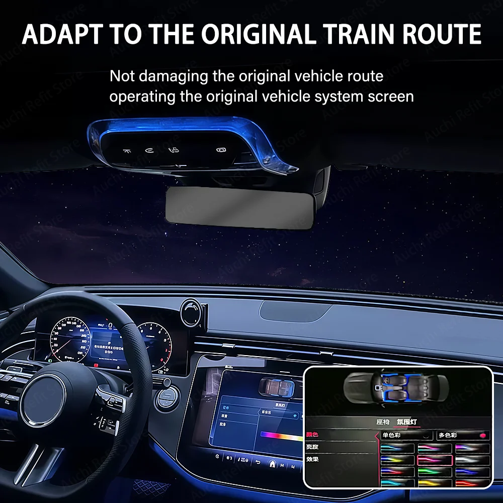 Auchi Crystal style translucent reading frame For W206 X254 W214 W223 EQE EQS Car Easy to install without disassembly
Auchi Crystal style translucent reading frame For W206 X254 W214 W223 EQE EQS Car Easy to install without disassembly