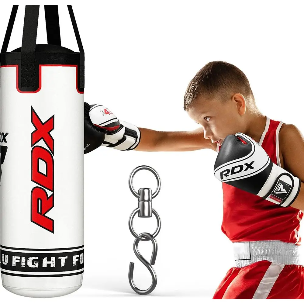 Junior Heavy-Duty Boxing Set with Non-Tear Leather Punching Bag for MMA, Kickboxing, Muay Thai, Taekwondo, and BJJ Training
Junior Heavy-Duty Boxing Set with Non-Tear Leather Punching Bag for MMA, Kickboxing, Muay Thai, Taekwondo, and BJJ Training