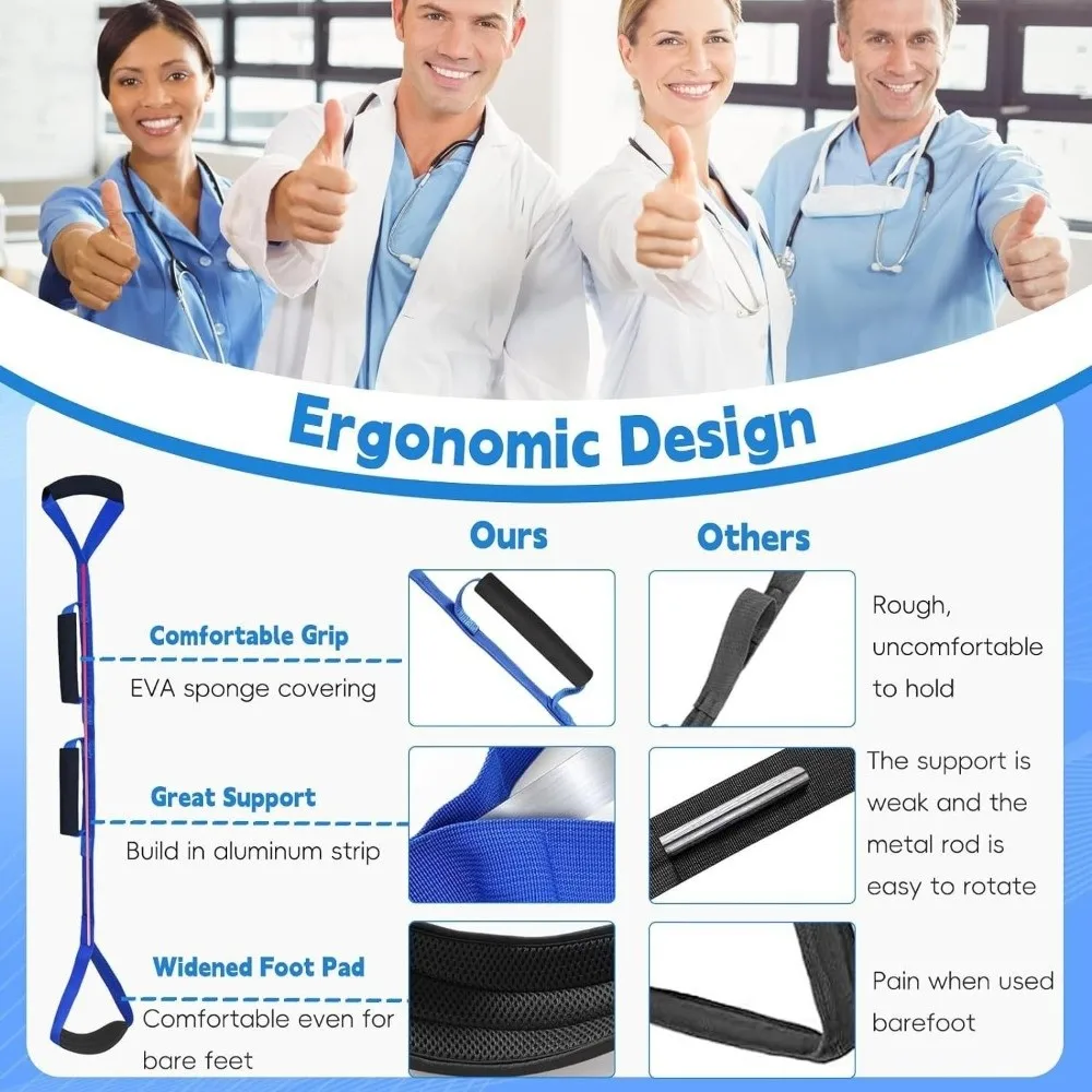 Multi Use Leg Lifting Belt Nylon Wear Resist Leg Lift Strap Elastic Leg Train Strap for Stroke Hemiplegia
Multi Use Leg Lifting Belt Nylon Wear Resist Leg Lift Strap Elastic Leg Train Strap for Stroke Hemiplegia