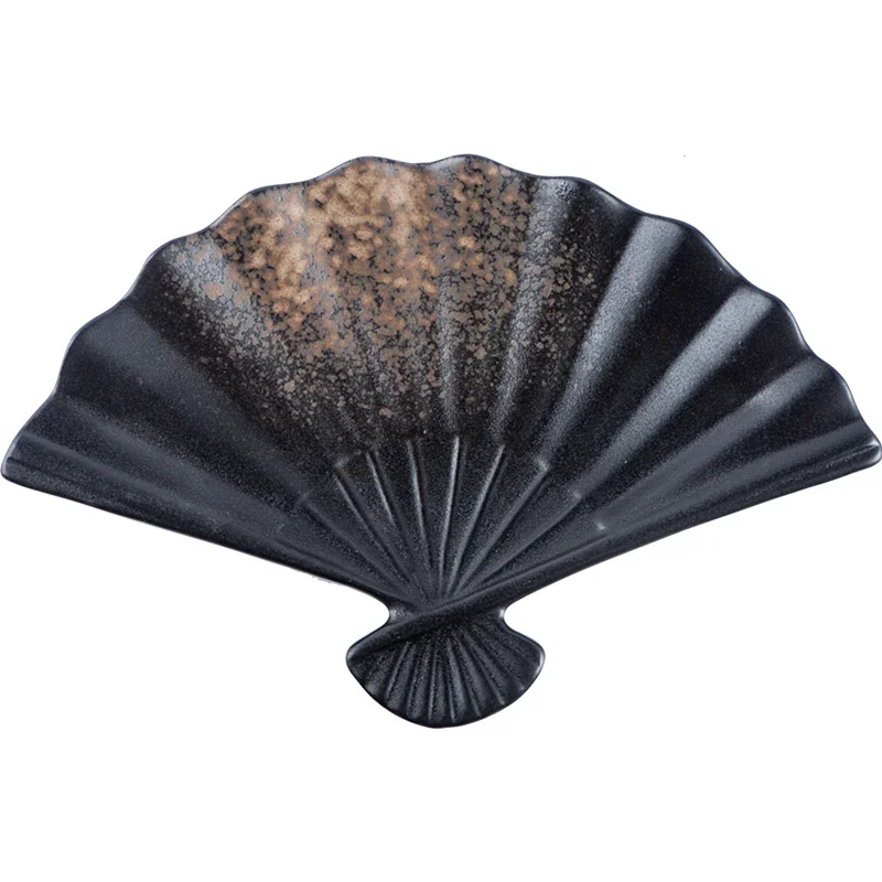 Japanese Sushi Fan Shaped Plate Creative Irregular Hotel Household Personalized Snacks Dim Sum Tableware
Japanese Sushi Fan Shaped Plate Creative Irregular Hotel Household Personalized Snacks Dim Sum Tableware
