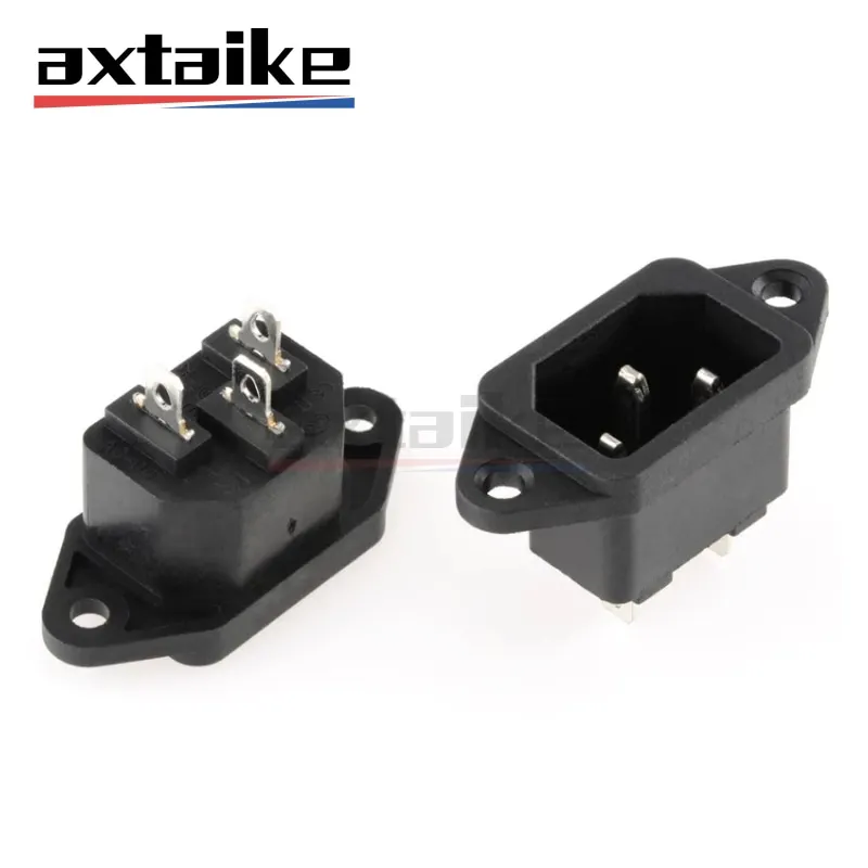 10PCS AC-04 AC Power Socket 250V 10A 3Pin With Ears For Electric Car Computer Power Socket Screw Fixed Copper Core IEC320-C14
10PCS AC-04 AC Power Socket 250V 10A 3Pin With Ears For Electric Car Computer Power Socket Screw Fixed Copper Core IEC320-C14