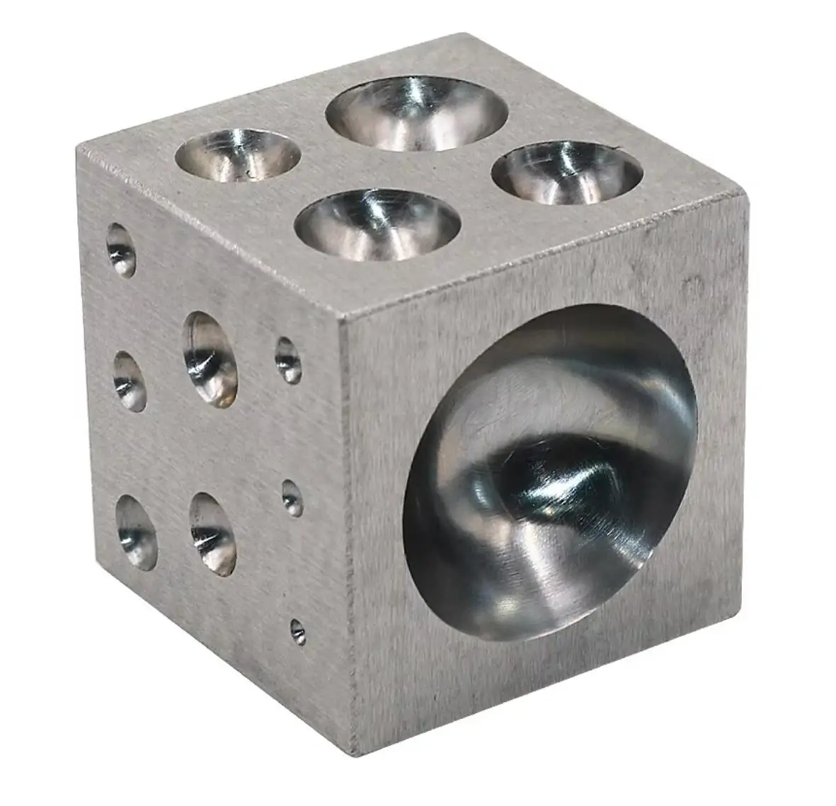 Square Dapping Block with Polished High Carbon Steel Cavities for Bell Making Jewelry Punching Tools
Square Dapping Block with Polished High Carbon Steel Cavities for Bell Making Jewelry Punching Tools