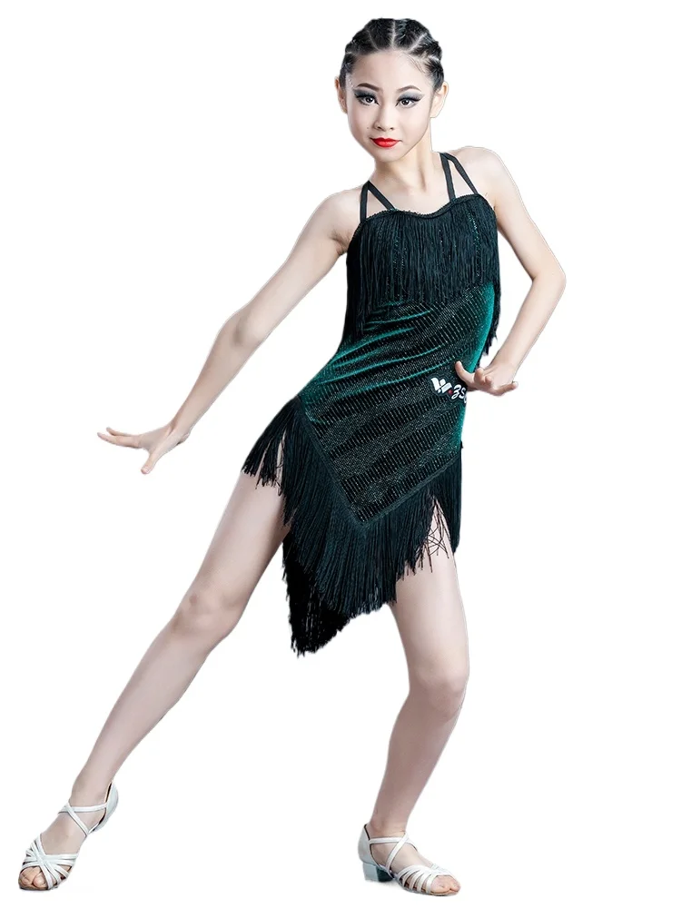 2024 Latin Dance Costume Girls New Performance Costume Children's High-end Practice Costume High-end Custom Dance Dress C-239
2024 Latin Dance Costume Girls New Performance Costume Children's High-end Practice Costume High-end Custom Dance Dress C-239