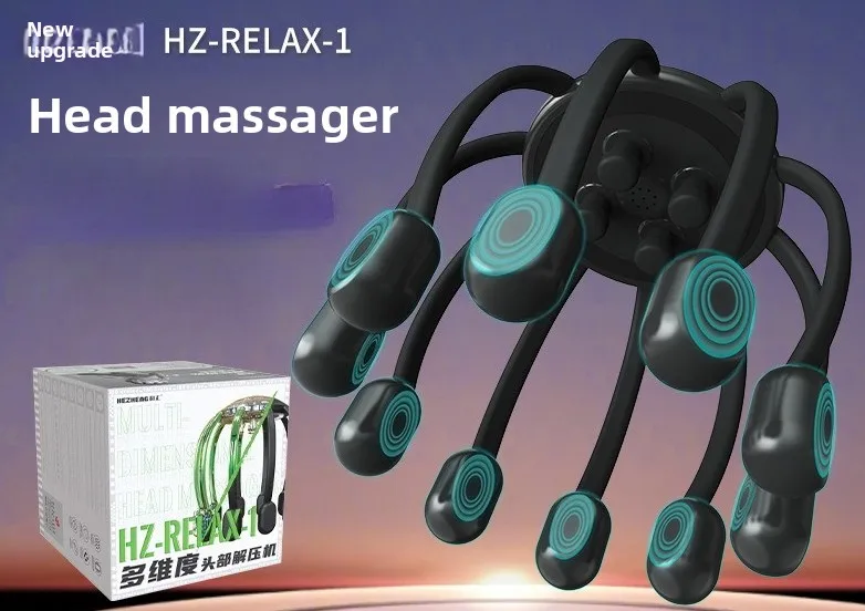 Head decompression massager Octopus meridian massager soul extractor gift wholesale sale customization
Head decompression massager Octopus meridian massager soul extractor gift wholesale sale customization