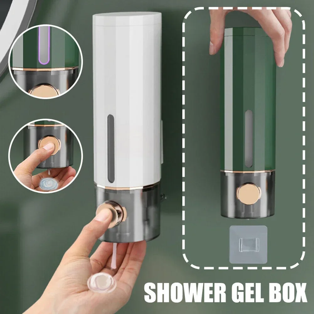 450ml Manual Wall Mounted Bathroom Liquid Soap Dispenser Washing Hand Family Hotel Shower Gel Shampoo Bathroom Accessories
450ml Manual Wall Mounted Bathroom Liquid Soap Dispenser Washing Hand Family Hotel Shower Gel Shampoo Bathroom Accessories