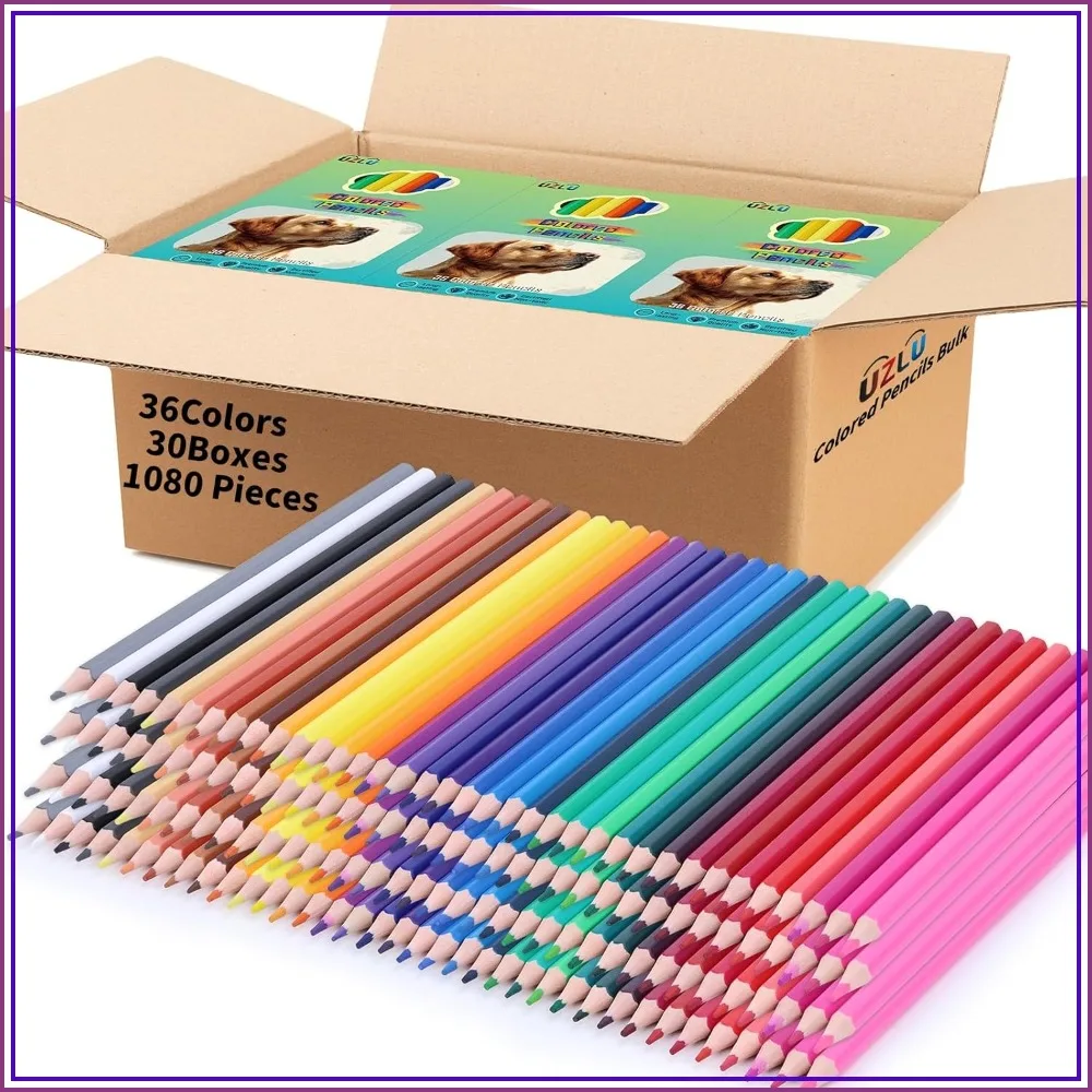 1080 Count Colored Pencils Bulk, 30 Packs, 36 Colors Pre-sharpened for Adults, Classroom Supplies, Drawing Sketching
1080 Count Colored Pencils Bulk, 30 Packs, 36 Colors Pre-sharpened for Adults, Classroom Supplies, Drawing Sketching