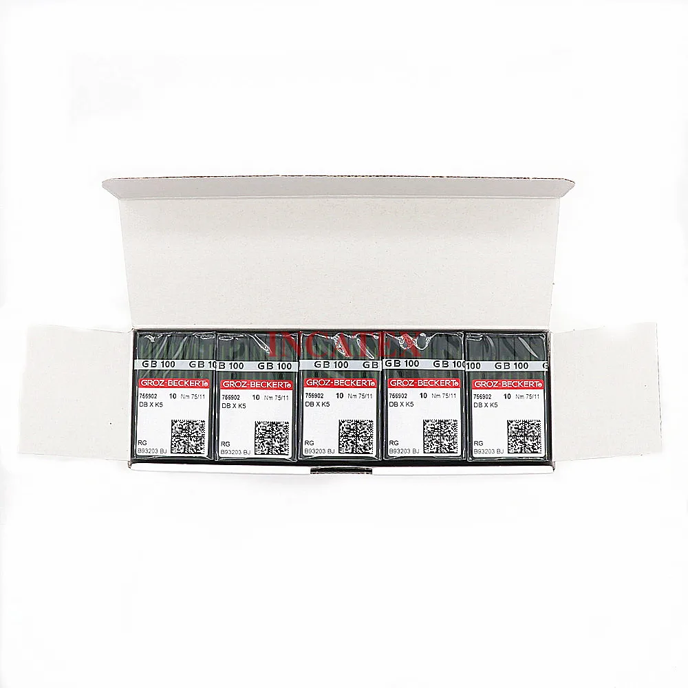 500 Pcs Genuine Groz Beckert Embroidery Needle RG DBXK5 Nm 70/10 75/11 80/12 For Tajima Barudan SWF China Embroidery Machine
500 Pcs Genuine Groz Beckert Embroidery Needle RG DBXK5 Nm 70/10 75/11 80/12 For Tajima Barudan SWF China Embroidery Machine