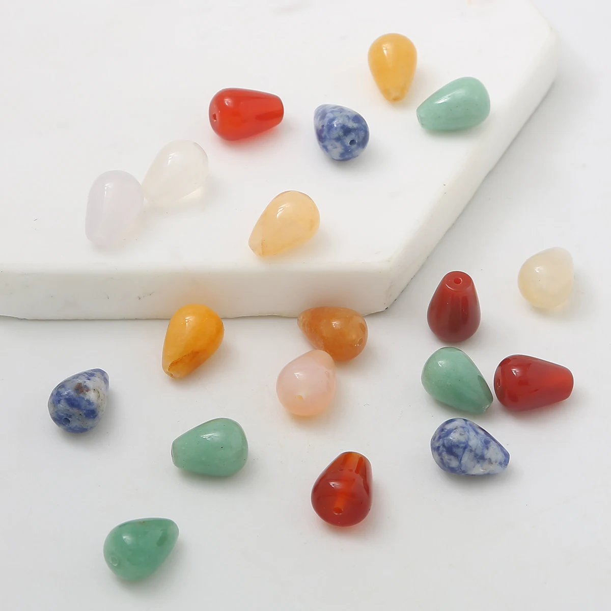 1Pcs 10x14mm Natural Fashion Water Drop Stone Beads For DIY Bracelet Necklace Jewelry Making Beading Accessories
1Pcs 10x14mm Natural Fashion Water Drop Stone Beads For DIY Bracelet Necklace Jewelry Making Beading Accessories