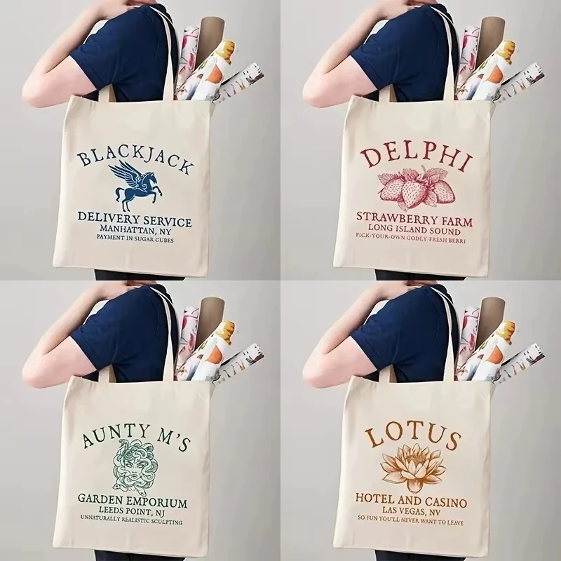 Percy Jackson Delphi Aunty Matching PatternTote Bag Canvas Shoulder Bag for Travel Daily Commute Women's Reusable Shopping Bag
Percy Jackson Delphi Aunty Matching PatternTote Bag Canvas Shoulder Bag for Travel Daily Commute Women's Reusable Shopping Bag