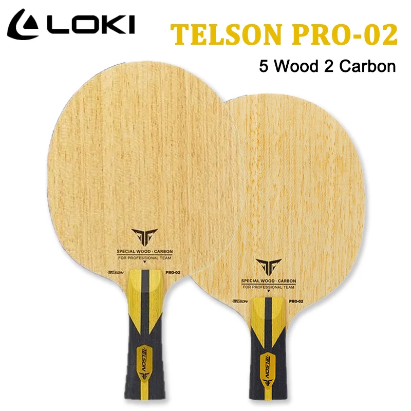LOKI TELSON PRO-02 Table Tennis Blade 5 Wood 2 Carbon OFF+ Ping Pong Paddle Fast Attack FL CS Grip Table Tennis Racket Paddle
LOKI TELSON PRO-02 Table Tennis Blade 5 Wood 2 Carbon OFF+ Ping Pong Paddle Fast Attack FL CS Grip Table Tennis Racket Paddle