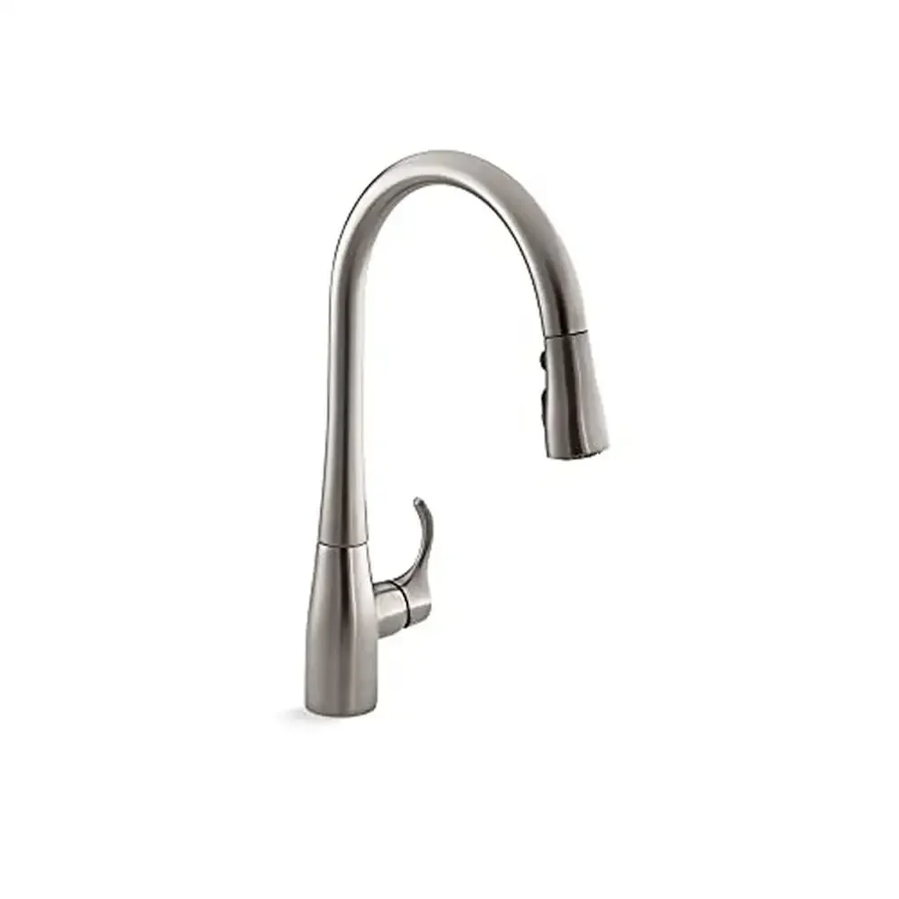 3-Spray Pull Down Kitchen Sink Faucet with Vibrant Stainless Finish High Arch Easy to Clean Long Lasting Ideal Kitchen Use
3-Spray Pull Down Kitchen Sink Faucet with Vibrant Stainless Finish High Arch Easy to Clean Long Lasting Ideal Kitchen Use