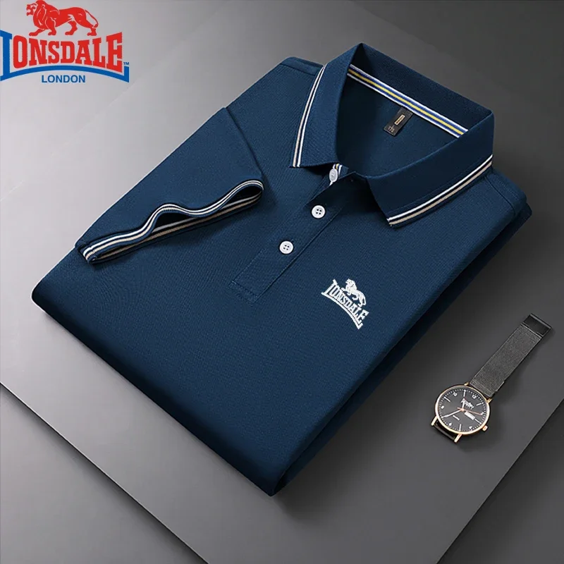 New Men's High Quality Embroidered Logo Polo Shirt Summer Business Casual Fashion Breathable Cool Short Sleeve Top
New Men's High Quality Embroidered Logo Polo Shirt Summer Business Casual Fashion Breathable Cool Short Sleeve Top