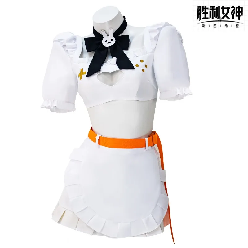 Anime NIKKE Elegg Maid Cosplay Costume Anime Game White Maid Outfit Halloween Carnival Party Cosplay Costume Suit for Woman
Anime NIKKE Elegg Maid Cosplay Costume Anime Game White Maid Outfit Halloween Carnival Party Cosplay Costume Suit for Woman