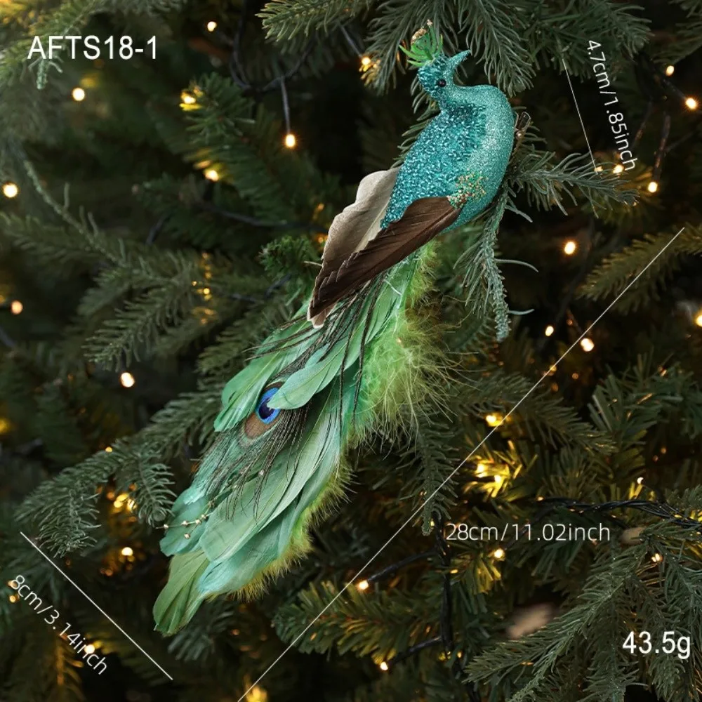 New Realistic Glitter Christmas Peacock Ornaments Glitter Simulate Faux Peacock Christmas Tree Decoration Holiday Season
New Realistic Glitter Christmas Peacock Ornaments Glitter Simulate Faux Peacock Christmas Tree Decoration Holiday Season