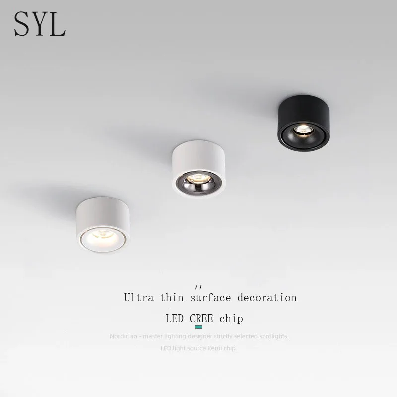 Led Spotlights Surface Mounted Ultra-thin Spot Light COB Small Mini Ceiling Lamp 110V220V For Living Room Porch Balcony Lighting
Led Spotlights Surface Mounted Ultra-thin Spot Light COB Small Mini Ceiling Lamp 110V220V For Living Room Porch Balcony Lighting