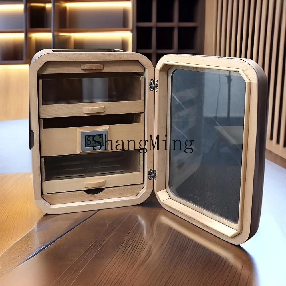 DSA high-end large-capacity mini storage, moisturizing cedar wood cigar box storage
DSA high-end large-capacity mini storage, moisturizing cedar wood cigar box storage