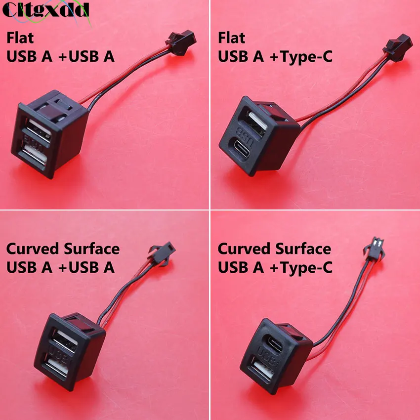 Cltgxdd 1PCS USB Type-C Double-Layer Socket USB A Female Lamp Charging Base Power Socket with Cable Connector 5V 2A
Cltgxdd 1PCS USB Type-C Double-Layer Socket USB A Female Lamp Charging Base Power Socket with Cable Connector 5V 2A