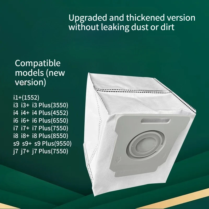 For iRobot Roomba i7 S9 E5 Robot Vacuum - New Dust Bags with Spring - Replacement Parts
For iRobot Roomba i7 S9 E5 Robot Vacuum - New Dust Bags with Spring - Replacement Parts