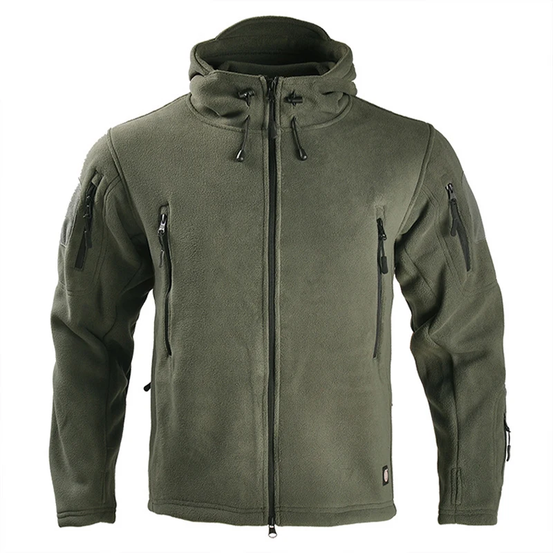 Outdoor Tactical Fleece Jacket 군사 유니폼 Warm Cardigan Hooded Coat Men's Tops Windproof Thermal Jackets Sport Hunting Clothes
Outdoor Tactical Fleece Jacket 군사 유니폼 Warm Cardigan Hooded Coat Men's Tops Windproof Thermal Jackets Sport Hunting Clothes