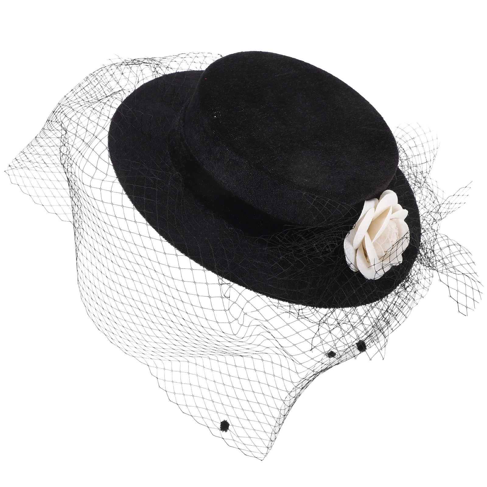 1pcs Hat Women Black Veil Mesh Wedding Dressy Fashionable Sun Protection Brim Fascinator Travel Party Hats
1pcs Hat Women Black Veil Mesh Wedding Dressy Fashionable Sun Protection Brim Fascinator Travel Party Hats