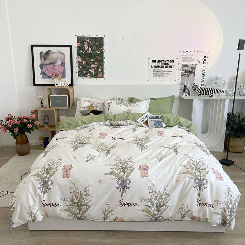 Home Textile Cute Rabbit Blue Fashion Classic Duvet Cover Bed Sheet Pillow Case Single Double Queen King For Home Bedding Set
Home Textile Cute Rabbit Blue Fashion Classic Duvet Cover Bed Sheet Pillow Case Single Double Queen King For Home Bedding Set