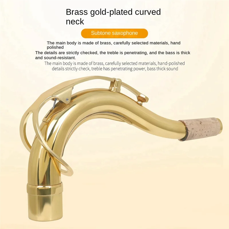 AED4-28Mm Port Golden Copper Alto Tenor Elbow Bend Neck Replacement Parts For Saxophone
AED4-28Mm Port Golden Copper Alto Tenor Elbow Bend Neck Replacement Parts For Saxophone